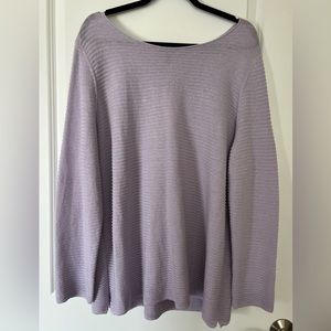 EILEEN FISHER Ribbed Top - Size L - NWT
